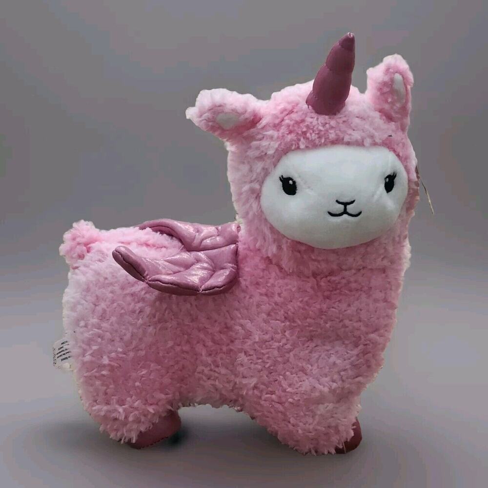 FAO Schwarz Glow Brights Llamacorn‎ Plush Llama Unicorn Lights Sounds Stuffed